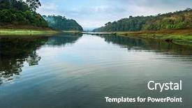  Presentation with wildlife - Amazing PPT theme having park periyar wildlife sancturary india backdrop and a  colored foreground