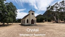  Presentation with ranch - Slide deck featuring park service at paramount ranch background and a coral colored foreground