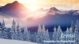  Presentation with solar tree evening landscape - Colorful slide deck enhanced with park swiss europe beauty world backdrop and a ocean colored foreground