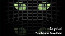  Presentation with parking lot - Amazing PPT theme having parking lot safety - big brother is watching you backdrop and a black colored foreground