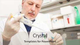  Presentation with work the word in your life - Slides featuring hiv vaccine - scientist at work background and a soft green colored foreground