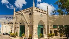 Presentation with broad - Audience pleasing slide set consisting of parliament-government-building-is-located backdrop and a coral colored foreground