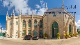  Presentation with broad - Cool new PPT layouts with parliament-government-building-is-located backdrop and a teal colored foreground