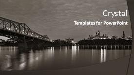  Presentation with dusk - Slide deck consisting of parliament-hill-at-dusk-over background and a gray colored foreground
