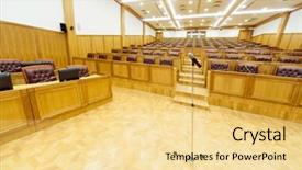  Presentation with non governmental organizations - Audience pleasing theme consisting of parliamentary - governmental conference room central area backdrop and a blonde colored foreground