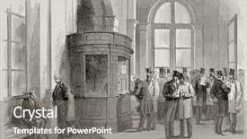  Presentation with legislative - PPT theme having parliamentary - old illustration of members background and a gray colored foreground