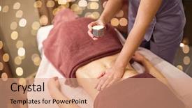  Presentation with young healthy people - Audience pleasing theme consisting of parlor - people beauty healthy lifestyle backdrop and a coral colored foreground