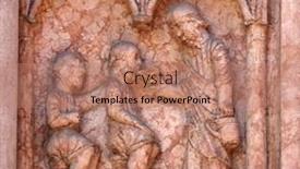  Presentation with monuments - PPT theme enhanced with parma-italy-may-01-2014 background and a coral colored foreground