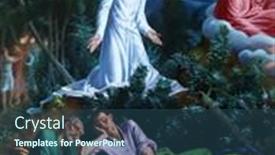  Presentation with garden city - Colorful presentation theme enhanced with parma-italy-may-01-2014 backdrop and a ocean colored foreground