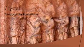  Presentation with monuments - Presentation with parma-italy-may-01-2014 background and a red colored foreground