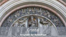  Presentation with monuments - Audience pleasing theme consisting of parma-italy-may-01-2014 backdrop and a gray colored foreground