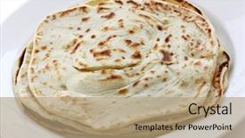  Presentation with madurai tamil nadu south india - PPT theme having parotis - parotta south indian layered flatbread background and a coral colored foreground