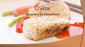  Presentation with parrot - Colorful theme enhanced with parrot fish sweet sour backdrop and a lemonade colored foreground