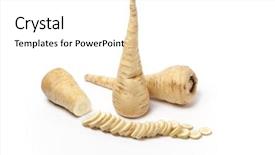  Presentation with background - Audience pleasing PPT layouts consisting of parsnip pastinaca sativa whole backdrop and a  colored foreground
