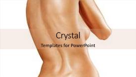  Presentation with scoliosis - Audience pleasing theme consisting of part of back with scoliosis backdrop and a coral colored foreground