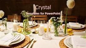  Presentation with lemons - Presentation with part-of-festive-table background and a wine colored foreground