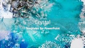  Presentation with childrens art therapy - Slide deck consisting of part-of-original-epoxy-resin background and a teal colored foreground