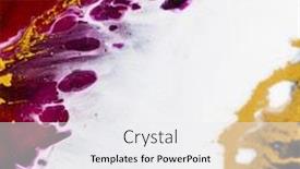  Presentation with art - Slides having part-of-original-epoxy-resin background and a white colored foreground