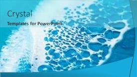  Presentation with art - PPT layouts with part-of-original-epoxy-resin background and a arctic colored foreground