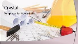  Presentation with repair - Slide set featuring part-of-repair-project background and a  colored foreground