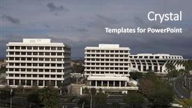  Presentation with skyline - PPT layouts enhanced with part-of-the-fashion-island background and a gray colored foreground