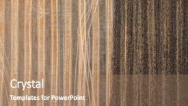  Presentation with modern agriculture icons and field - Cool new slide deck with part of the field plow backdrop and a coral colored foreground