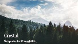  Presentation with earth day - Colorful presentation theme enhanced with partenkirchen kaltenbrunn bavarian alps germany backdrop and a  colored foreground