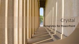  Presentation with nashville - Slide deck featuring parthenon-replica-at-centennial-park background and a coral colored foreground