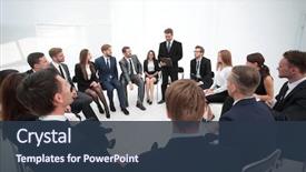  Presentation with coach - Slides enhanced with participants of the training background and a tawny brown colored foreground