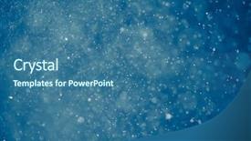  Presentation with particle - Cool new theme with particle - abstract blue background backdrop and a ocean colored foreground