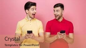  Presentation with gay - PPT layouts having a happy gay couple background and a coral colored foreground