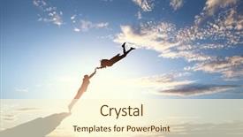  Presentation with young business people - Cool new slides with award - soviet numismatics vintage items backdrop and a gray colored foreground