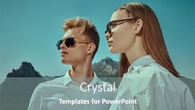  Presentation with business success - Presentation having partnership-and-business-success background and a  colored foreground