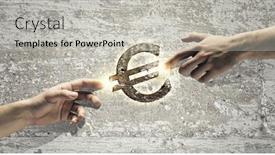  Presentation with partnership - Slide set featuring partnership-in-business-banking background and a  colored foreground