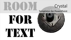  Presentation with car brake - PPT theme consisting of parts isolated on white brake background and a light gray colored foreground