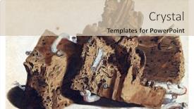  Presentation with pole - Audience pleasing presentation design consisting of parts-of-pile-work-affected backdrop and a soft green colored foreground