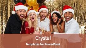  Presentation with happy new year - Amazing theme having party - portrait of a cheery happy backdrop and a red colored foreground