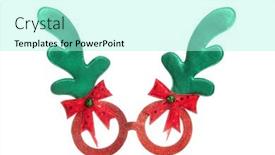  Presentation with costume - Amazing presentation having party-accessory backdrop and a arctic colored foreground