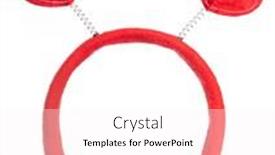  Presentation with costume - Beautiful presentation theme featuring party-accessory backdrop and a pink colored foreground