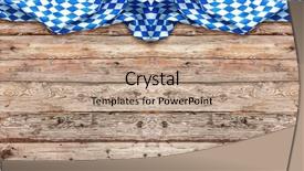  Presentation with announcement - Audience pleasing slides consisting of party announcement - rustic background for oktoberfest backdrop and a coral colored foreground