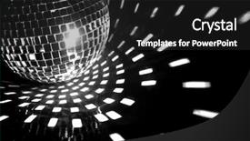  Presentation with reflection - Slides with party ball light reflection backgrounds background and a  colored foreground