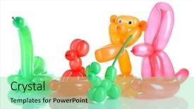  Presentation with animals - Slide set featuring building of hungarian national parliament background and a lemonade colored foreground.