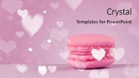  Presentation with garden tea party pretty - Audience pleasing PPT layouts consisting of party cakes with heart shape backdrop and a lemonade colored foreground