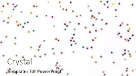  Presentation with decoration - Amazing presentation design having party-decoration-and-holidays-concept backdrop and a cream colored foreground