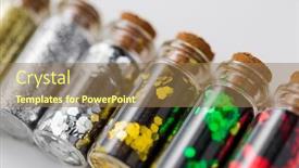  Presentation with cork - Amazing presentation design having party-decoration-and-holidays-concept backdrop and a coral colored foreground