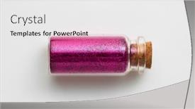  Presentation with pink white - PPT theme featuring party-decoration-and-holidays-concept background and a white colored foreground