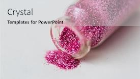  Presentation with pink white - Slide set featuring party-decoration-and-holidays-concept background and a light gray colored foreground