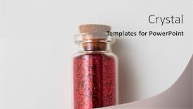  Presentation with cork - Amazing slide set having party-decoration-and-holidays-concept backdrop and a light gray colored foreground