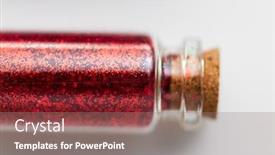  Presentation with cork - Presentation design featuring party-decoration-and-holidays-concept background and a gray colored foreground