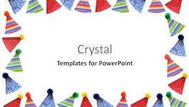  Presentation with party - Colorful PPT theme enhanced with luxury white cruise ship shot backdrop and a ocean colored foreground